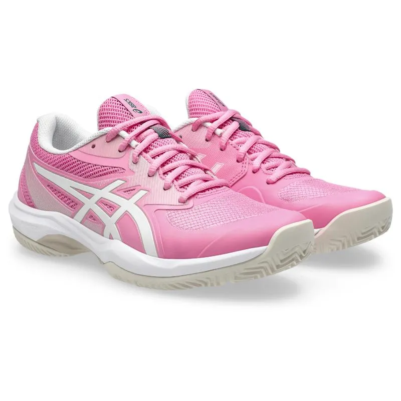 Asics Game FF Padel Baskets Rose Chewing-gum Blanches pour femmes