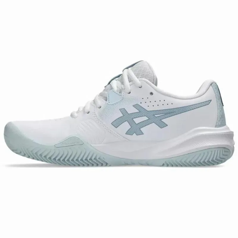 Tênis femininos Asics Gel Challenger 15 Clay White Blue