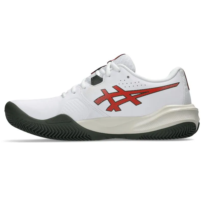 Tênis Asics Gel Challenger 15 Clay White Red