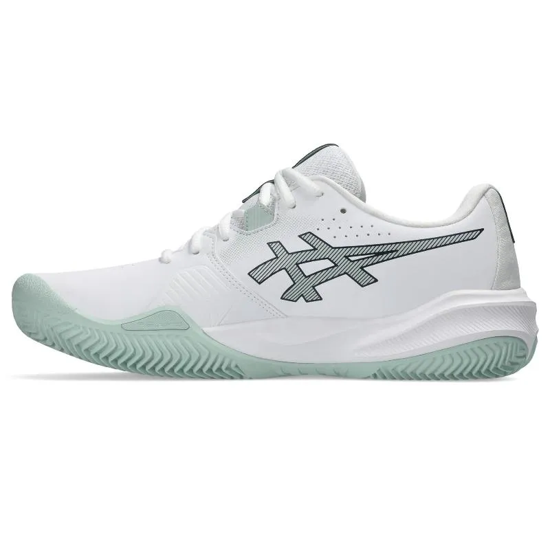 Tênis Asics Gel Challenger 15 Clay Branco Líquen Verde