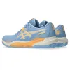 Tênis Asics Gel Challenger 15 Padel Azul Pedra Laranja Feminino