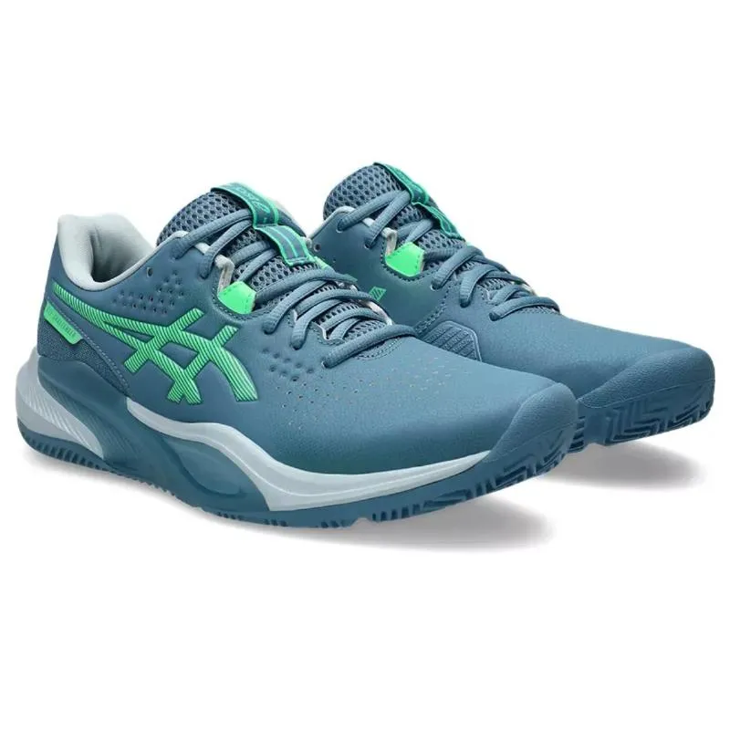 Tênis Asics Gel Challenger 15 Padel Azul-Verde