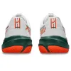 Tênis Asics Gel Challenger 15 Padel Branco Laranja