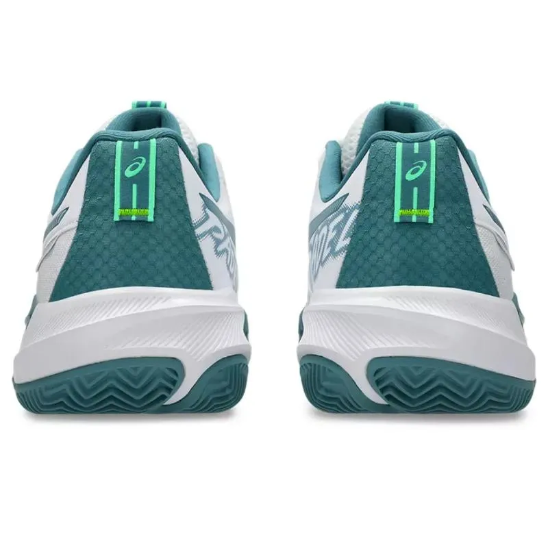 Tênis Asics Gel Challenger 15 Padel White Pine Green