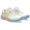 Asics Gel Challenger 15 Padel Creme Azul Pedra Sapatos Femininos