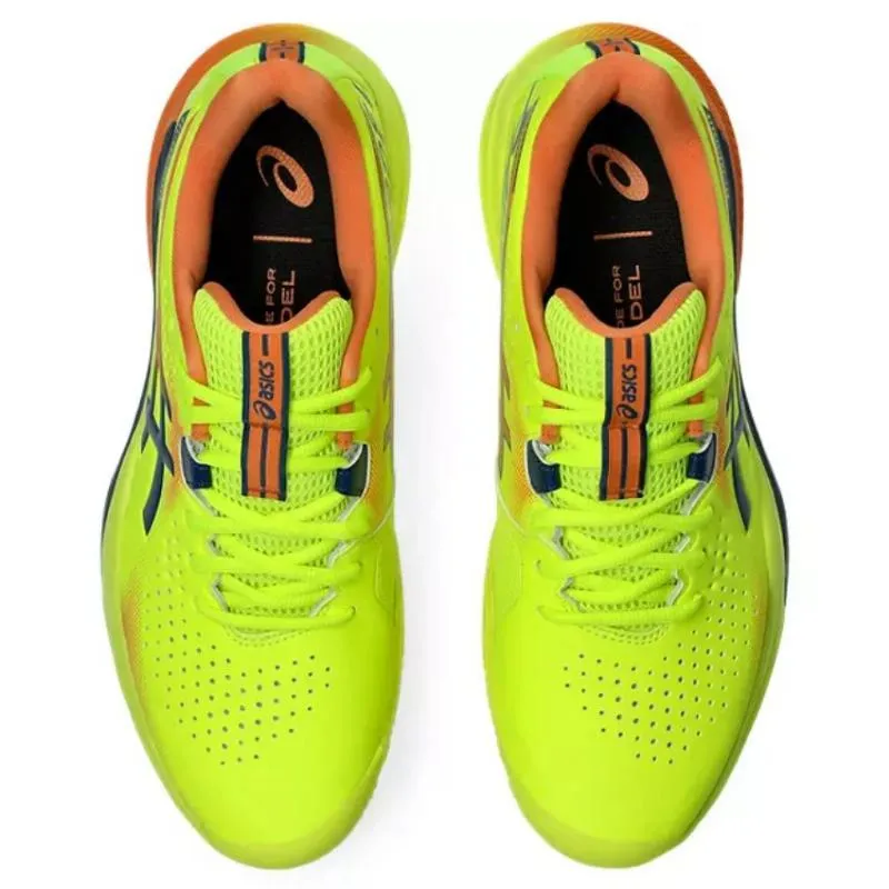 Tênis Asics Gel Challenger 15 Padel L.E Amarelo Azul Escuro