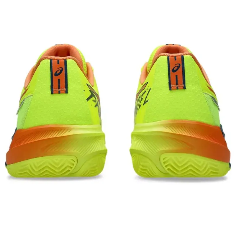 Tênis Asics Gel Challenger 15 Padel L.E Amarelo Azul Escuro