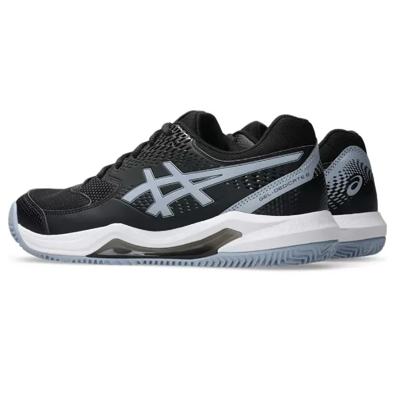 Tênis Asics Gel Dedicate 8 Clay Black Gray Gray Blue