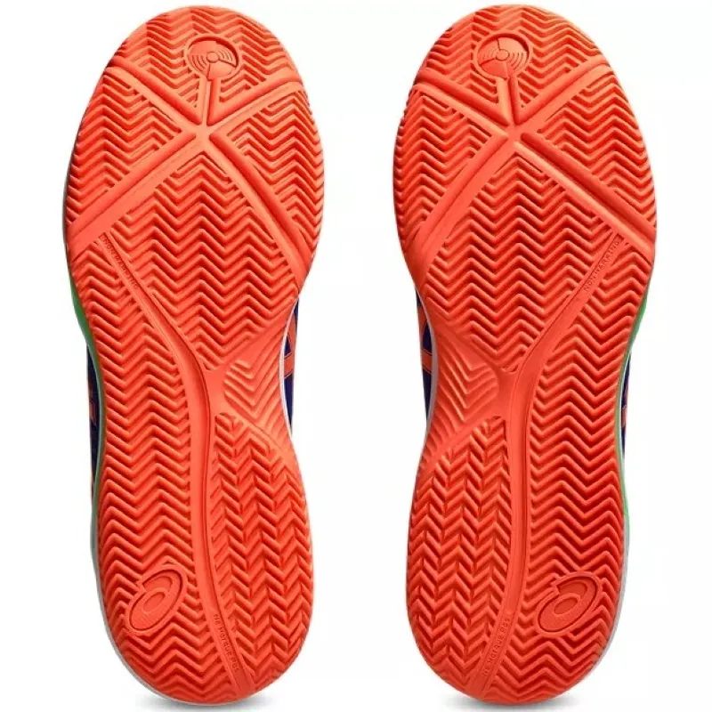 Tênis Asics Gel Dedicate 8 Padel Cobalt Blue Coral
