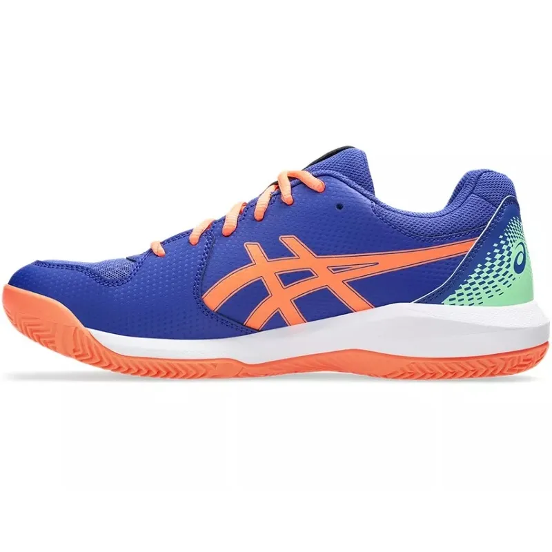 Tênis Asics Gel Dedicate 8 Padel Cobalt Blue Coral