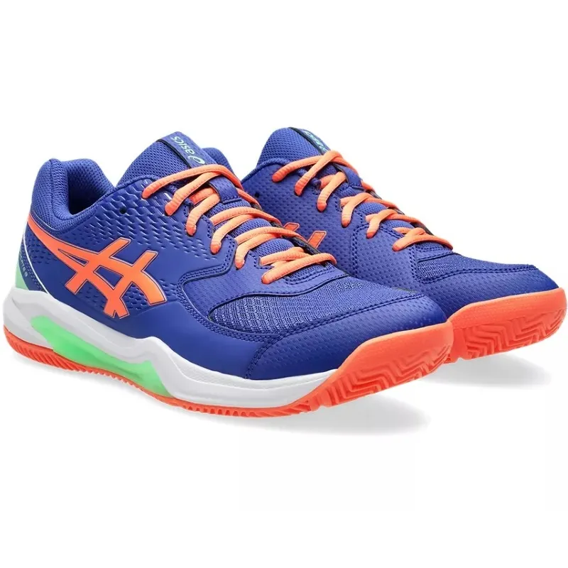 Tênis Asics Gel Dedicate 8 Padel Cobalt Blue Coral