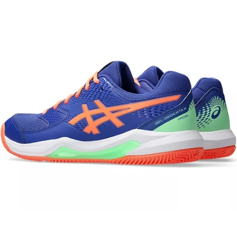 Tênis Asics Gel Dedicate 8 Padel Cobalt Blue Coral