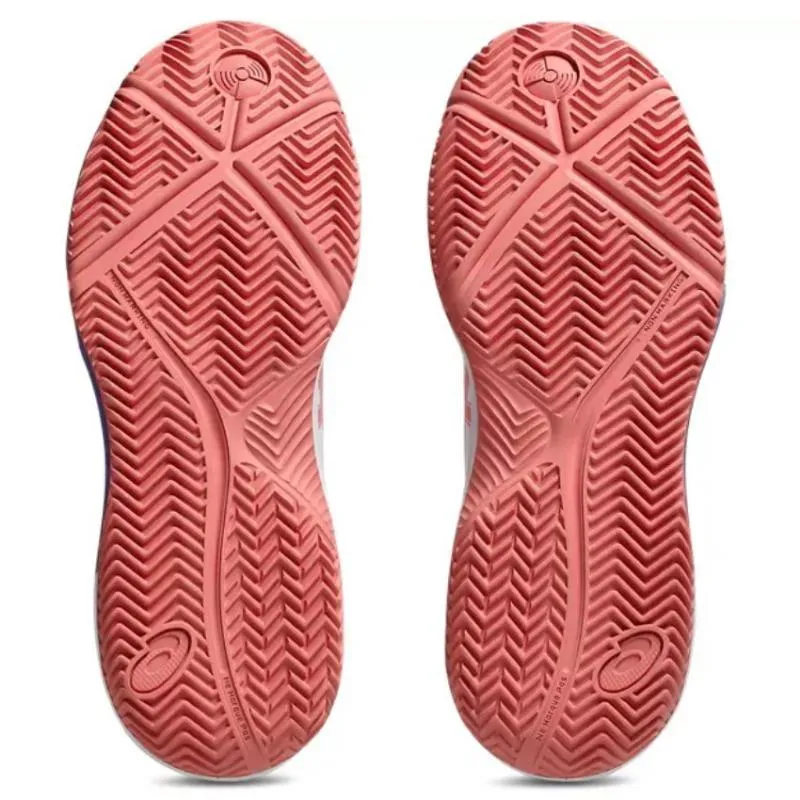 Tênis femininos Asics Gel Dedicate 8 Padel White Pink