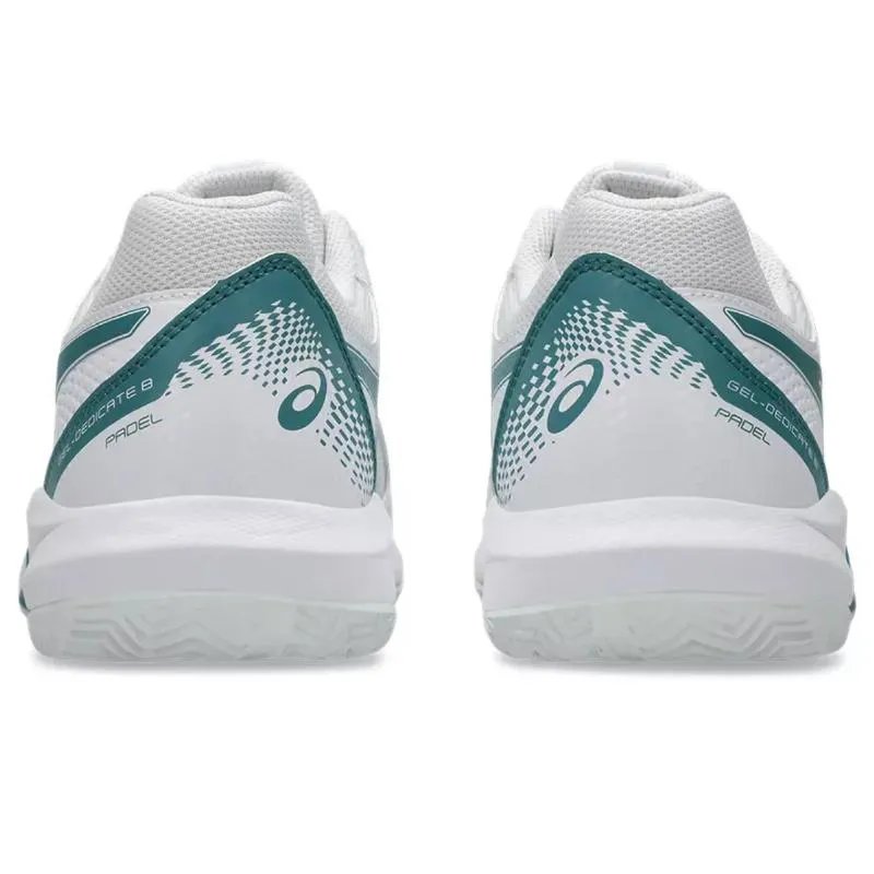Tênis Asics Gel Dedicate 8 Padel White Pine Green