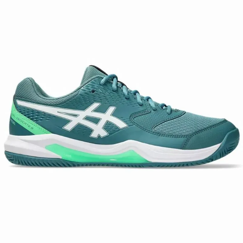 Tênis de Padel Asics Gel Dedicate 8 Pine Green White