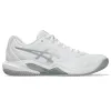 Asics Gel Dedicate 9 Padel White Gray baskets pour femmes