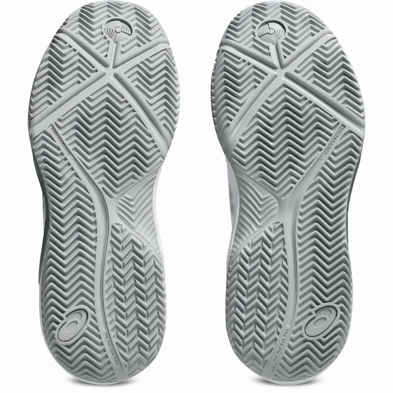 Zapatillas de Padel Asics Gel Dedicate 9 Padel Blanco Gris Mujer