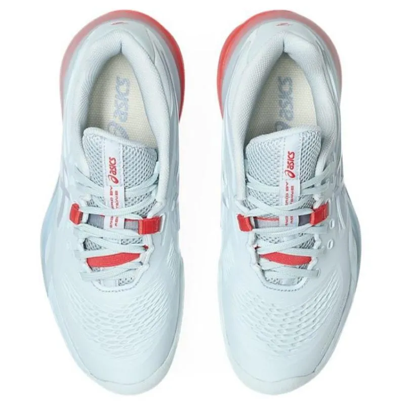 Tênis femininos Asics Gel Resolution X Clay Sky Blue Gray