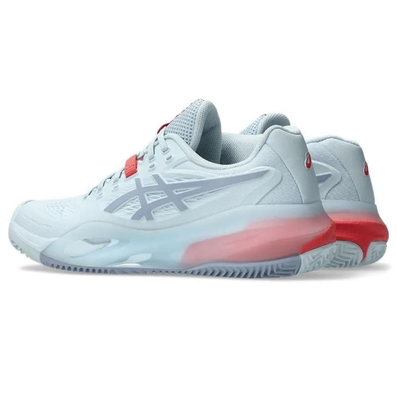 Tênis femininos Asics Gel Resolution X Clay Sky Blue Gray