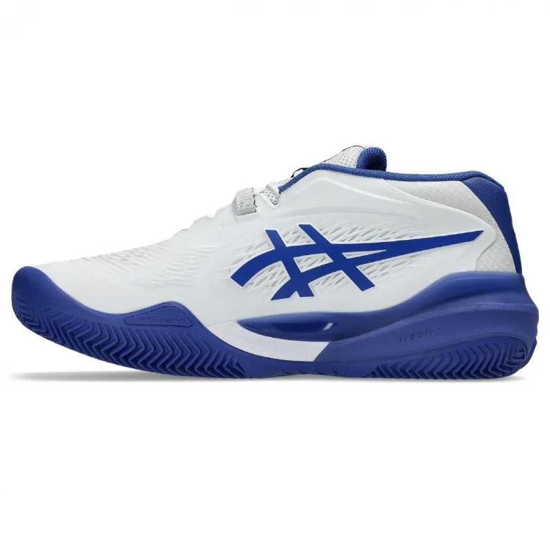 Tênis Asics Gel Resolution X Clay Branco Azul Cobalto