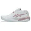 Tênis femininos Asics Gel Resolution X Clay White Morganite Pink