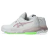 Tênis femininos Asics Gel Resolution X Clay White Morganite Pink