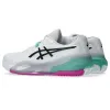 Tênis Asics Gel Resolution X Clay White Aurora Green