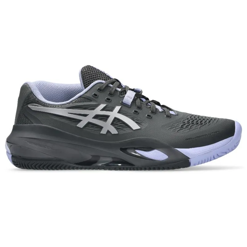 Asics Gel Resolution X Clay Graphite Gray Sneakers Purple