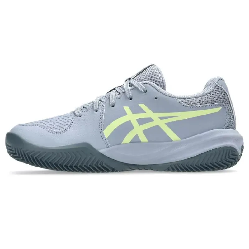 Tênis Junior Asics Gel Resolution X Clay GS Gray Pistachio Blue