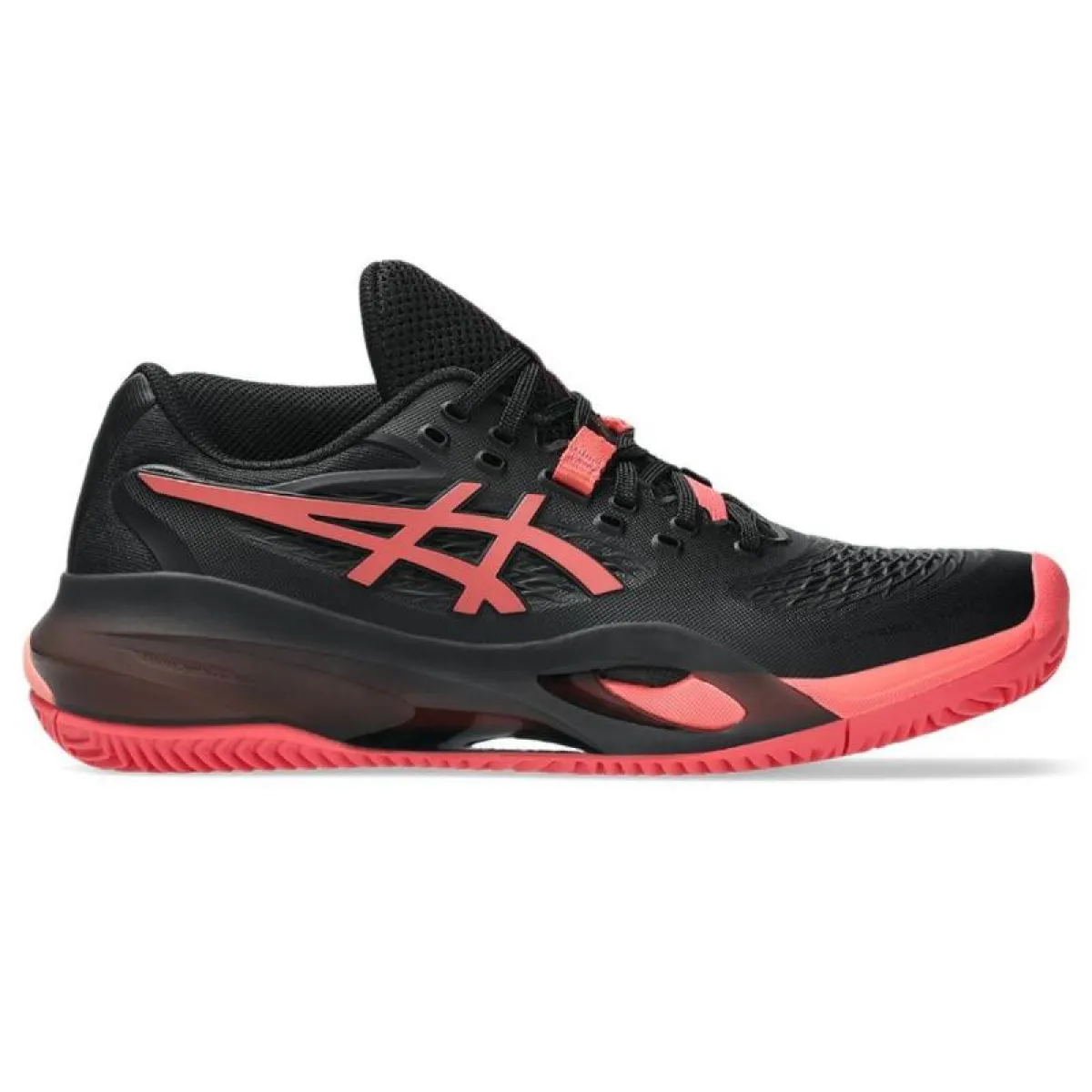 ★asics GEL-RESOLUTION 8 レッド／ブラック Asics Gel Resolution X Clay Black Red Women''s Sneakers