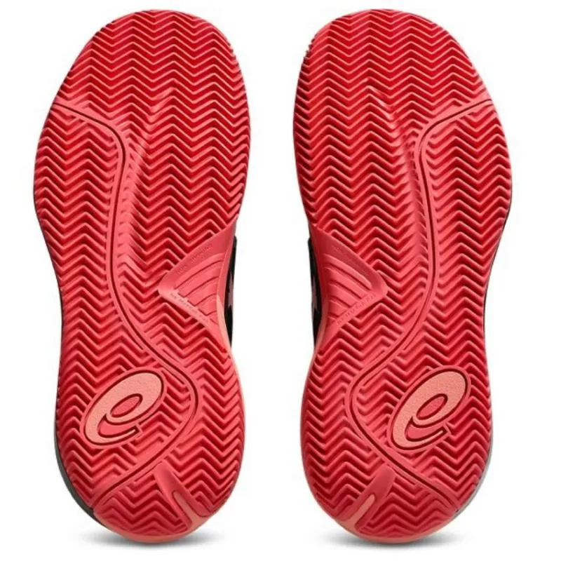 Tênis femininos Asics Gel Resolution X Clay Black Red