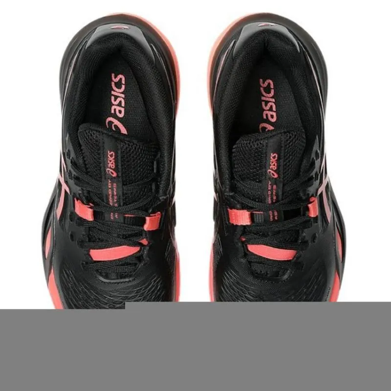 Tênis femininos Asics Gel Resolution X Clay Black Red