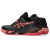 Tênis femininos Asics Gel Resolution X Clay Black Red