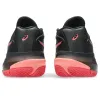 Tênis femininos Asics Gel Resolution X Clay Black Red
