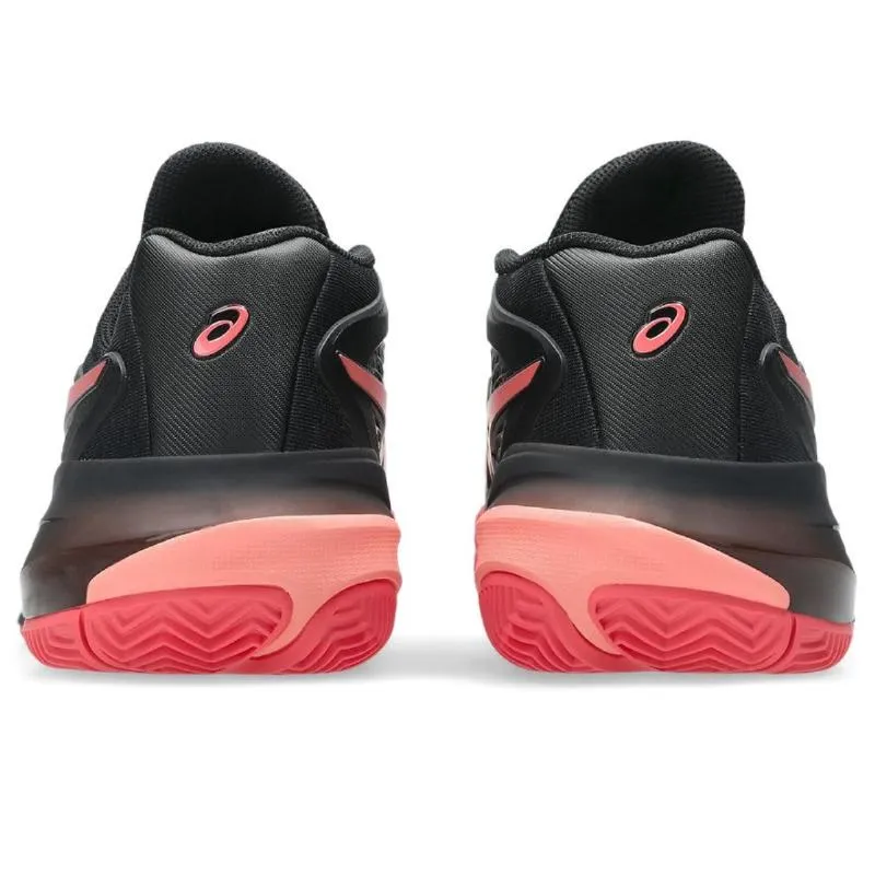 Tênis femininos Asics Gel Resolution X Clay Black Red
