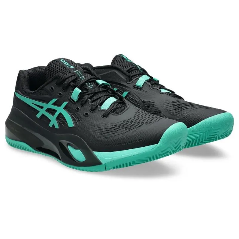 Tênis Asics Gel Resolution X Clay Black Aurora Green