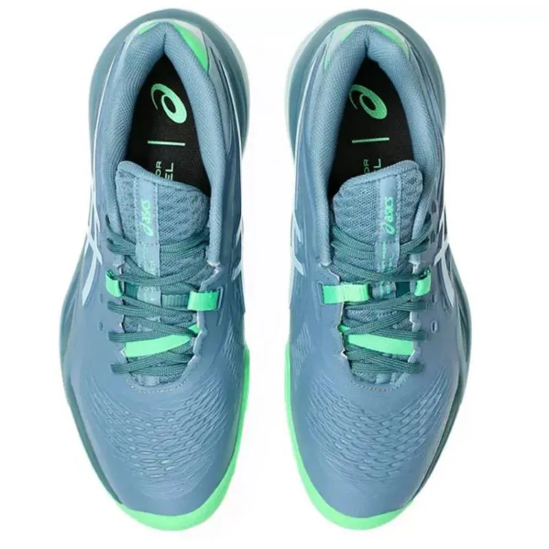 Tênis Asics Gel Resolution X Padel Blue Gray
