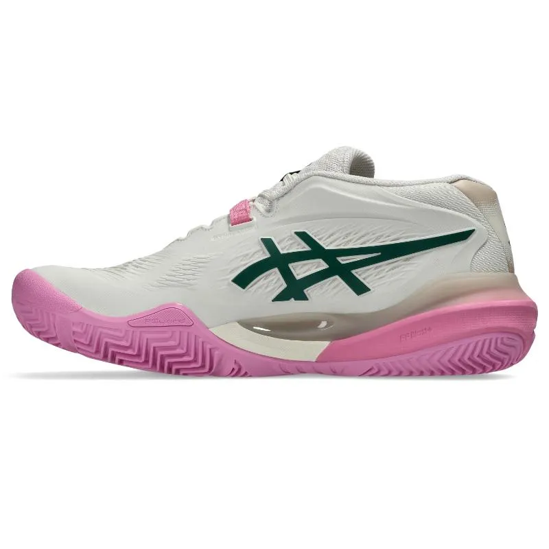 Tênis femininos Asics Gel Resolution X Padel Bege Verde