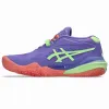 Tênis femininos Asics Gel Resolution X Padel Roxo Verde
