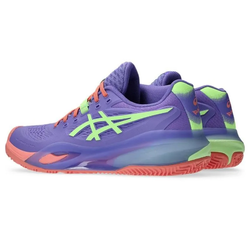 Tênis femininos Asics Gel Resolution X Padel Roxo Verde