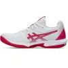 Tênis Asics Solution Speed FF 3 Clay Branco Rosa Brilhante Feminino