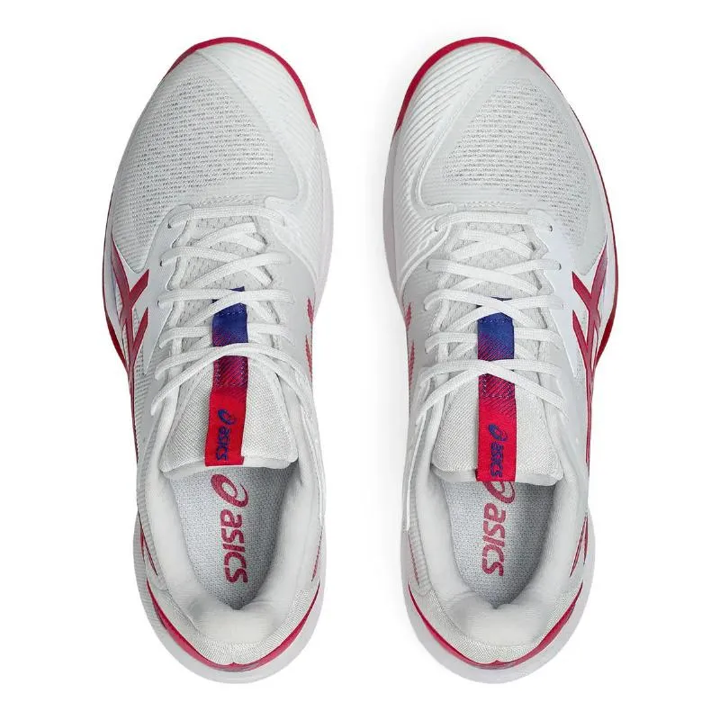 Tênis Asics Solution Speed FF 3 Clay Branco Rosa Brilhante Feminino