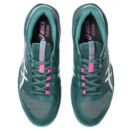 Zapatillas de Padel Asics Solution Speed FF 4 Clay Azul Oscuro Blanco
