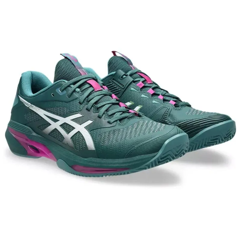 Tênis Asics Solution Speed FF 4 Clay Azul Escuro Branco