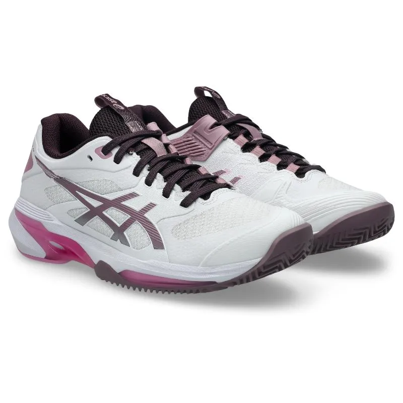 Asics Solution Speed FF 4 Clay White Mauve Women''s Sneakers