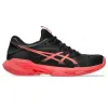 Tênis femininos Asics Solution Speed FF 4 Clay Black Red
