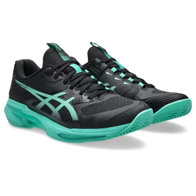 Tênis Asics Solution Speed FF 4 Clay Black Black Green