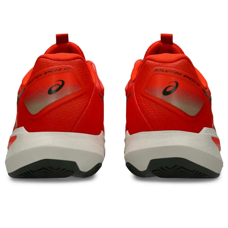 Asics Solution Speed FF 4 Clay Red Khaki Sneakers