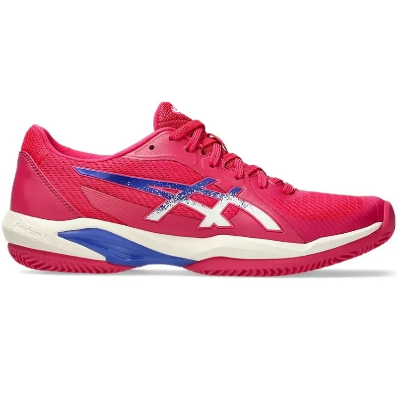 Tênis Asics Solution Swift FF 2 Clay Pink Cobalt Blue para Mulheres