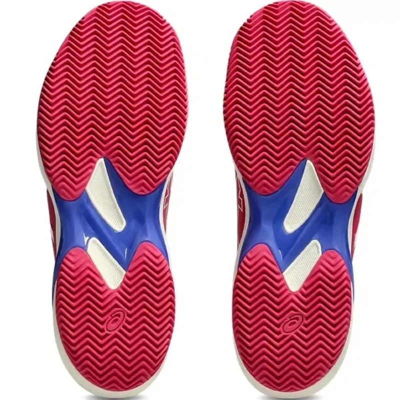 Tênis Asics Solution Swift FF 2 Clay Pink Cobalt Blue para Mulheres